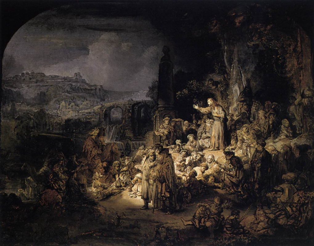 Rembrandt Harmenszoon van Rijn. The Preaching Of John The Baptist