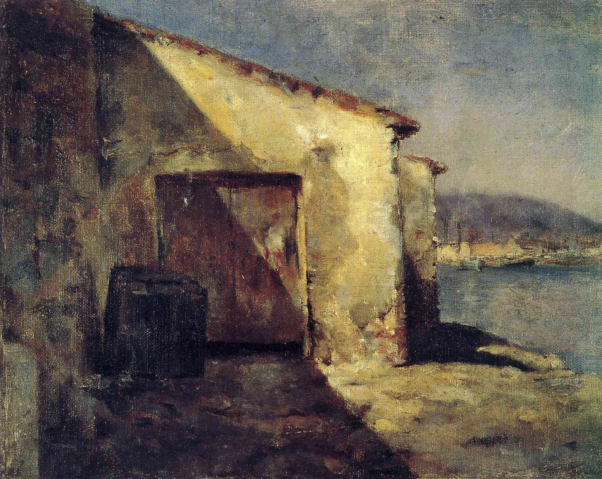 In the port of Malaga, 1896, 29×24 cm by Pablo Picasso: History 