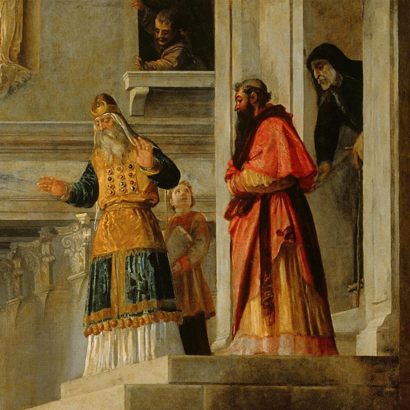 Тициан Вечеллио. Введение Марии во храм. Фрагмент 6
