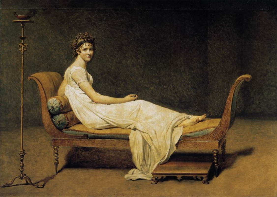 Jacques-Louis David. Portrait of Madame Récamier