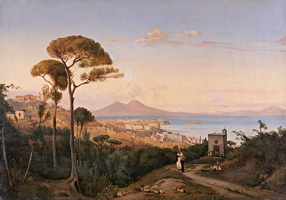 Alexey Petrovich Bogolyubov. View of Naples. Italy