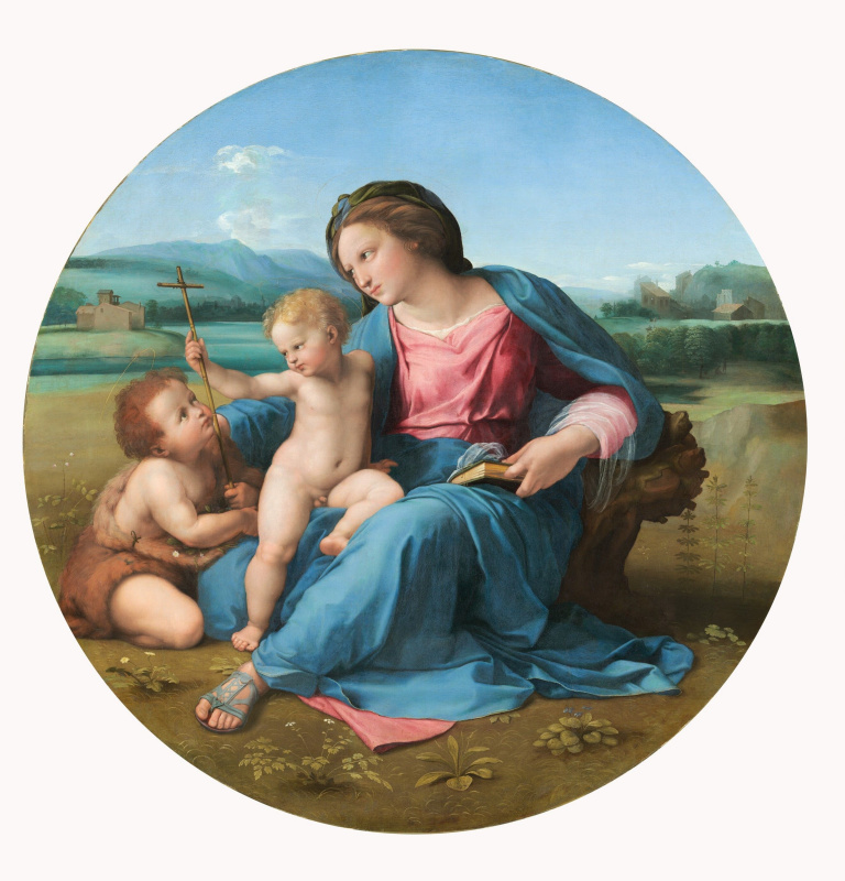 Raphael Santi. The Alba Madonna