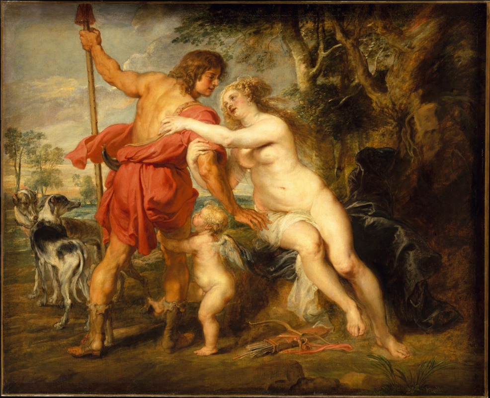 Peter Paul Rubens. 维纳斯和阿多尼斯