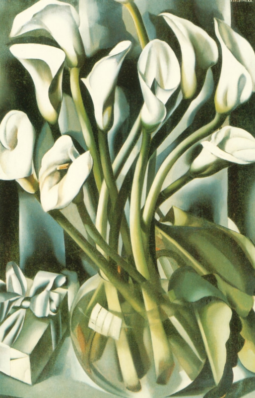 Tamara Lempicka. Calla lilies