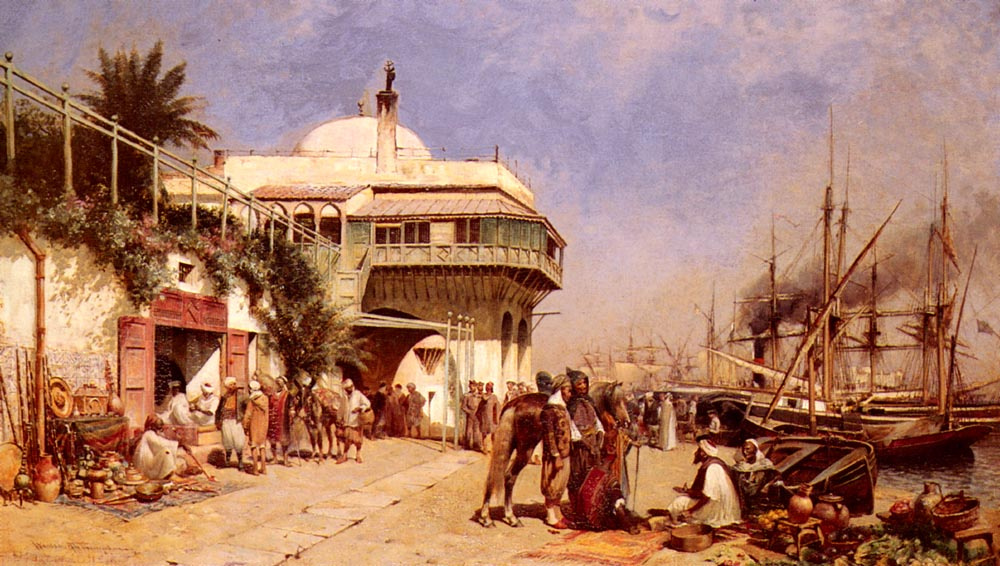 Alfred Thompson Bricher. The Port Of Algiers