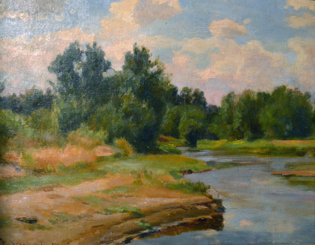 Nikolay Nikolaevich Khokhryakov. On the river bank
