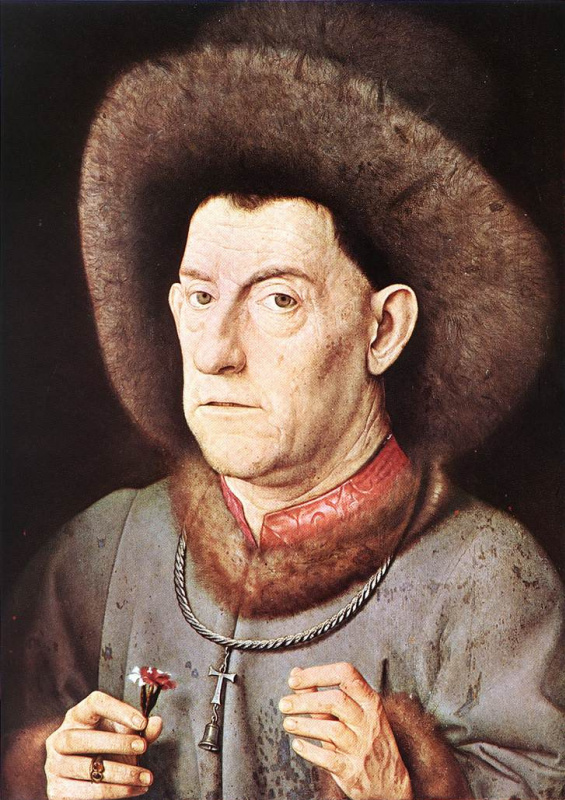 Jan van Eyck. Portrait of a man