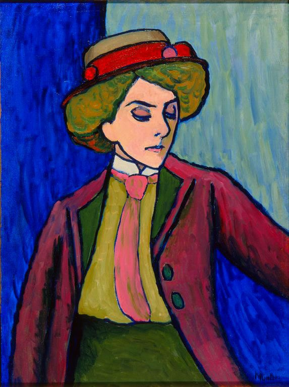 Gabriele Münter. Portrait of a young woman