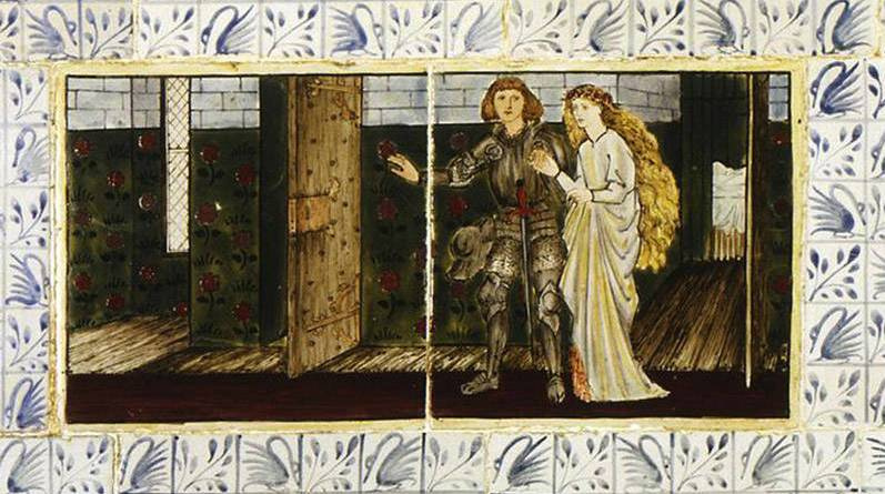 William Morris. Sleeping Beauty (Together with Edward Burne-Jones). Panel 7