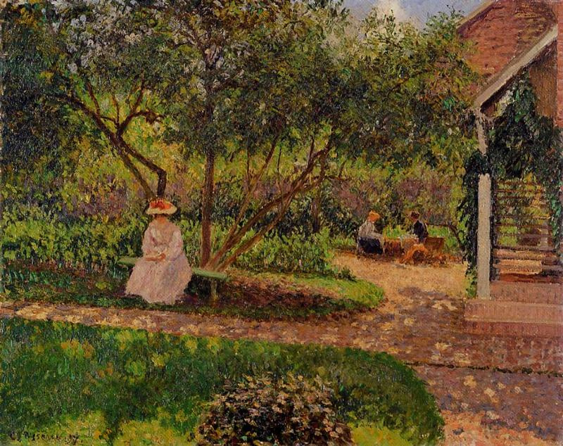 Camille Pissarro. Angolo giardino a Eranyi