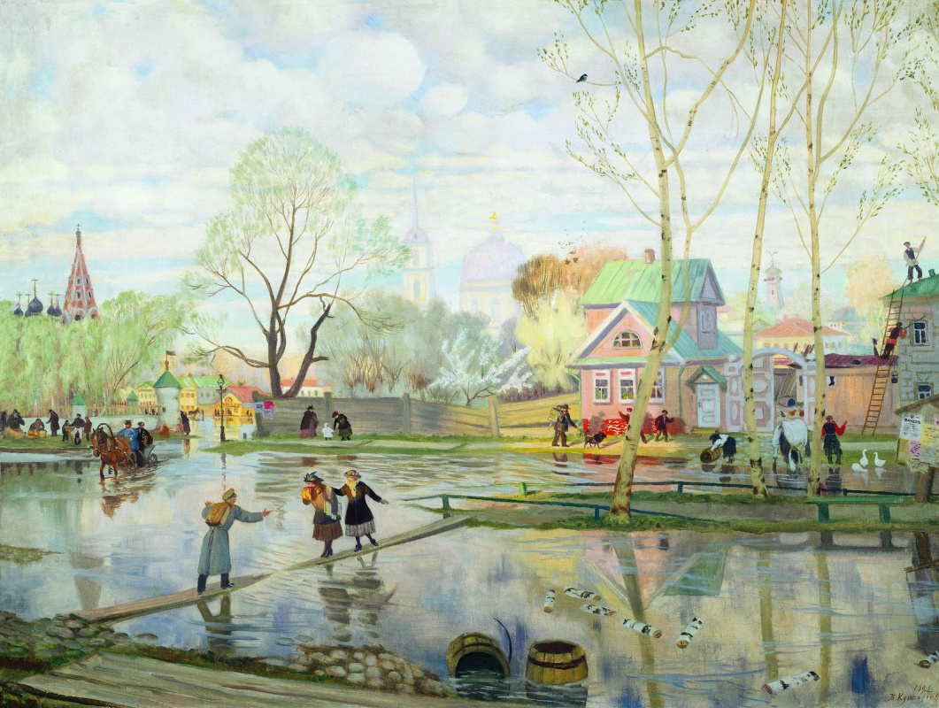 Boris Kustodiev. Spring