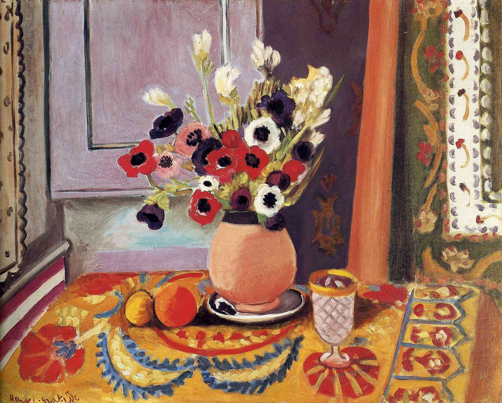 Henri Matisse 花瓶の花 1963年 Buy digital version: Still life with a vase of flowers by Henri