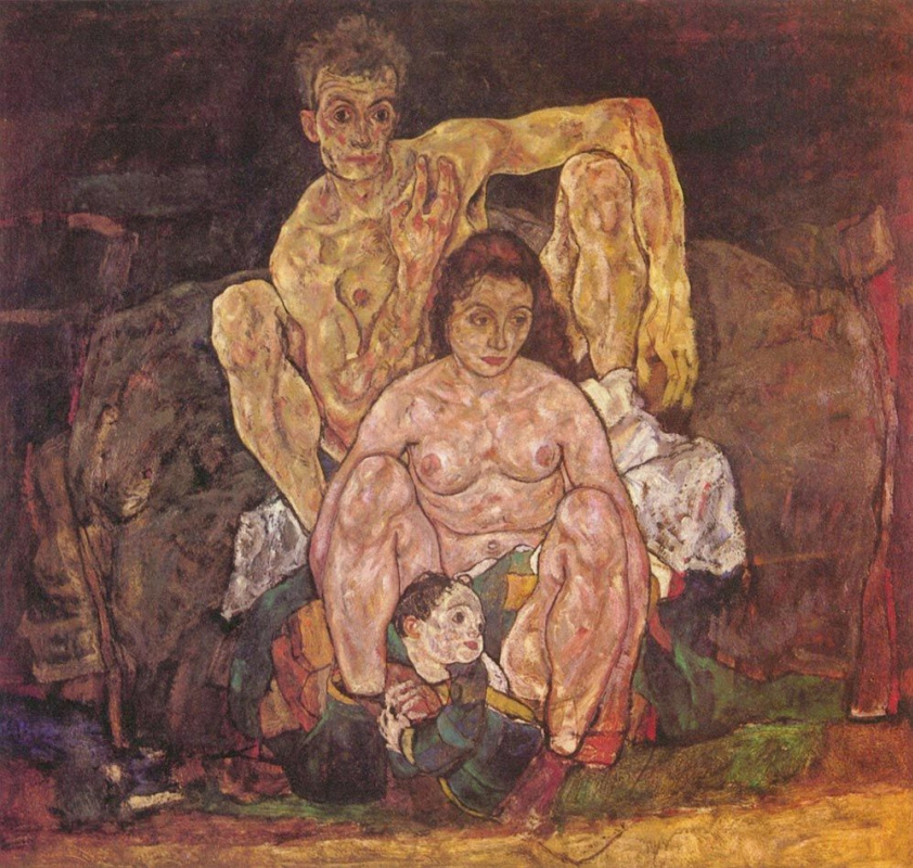 Egon Schiele. Famille