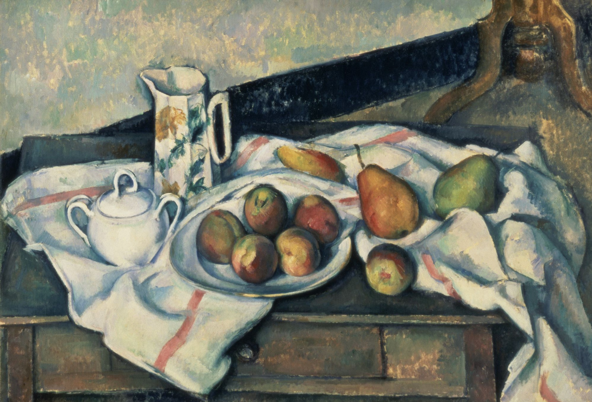 Paul Cezanne. Peaches and pears