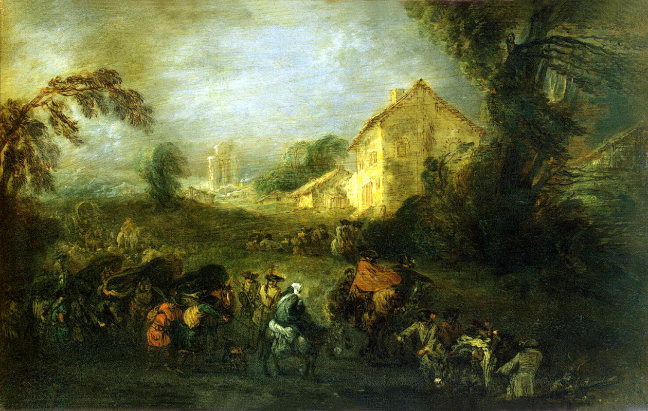 Antoine Watteau. The Hardships Of War