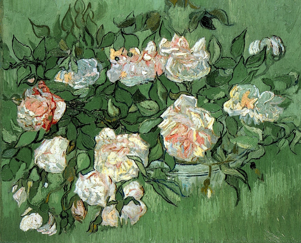 Vincent van Gogh. Pink roses
