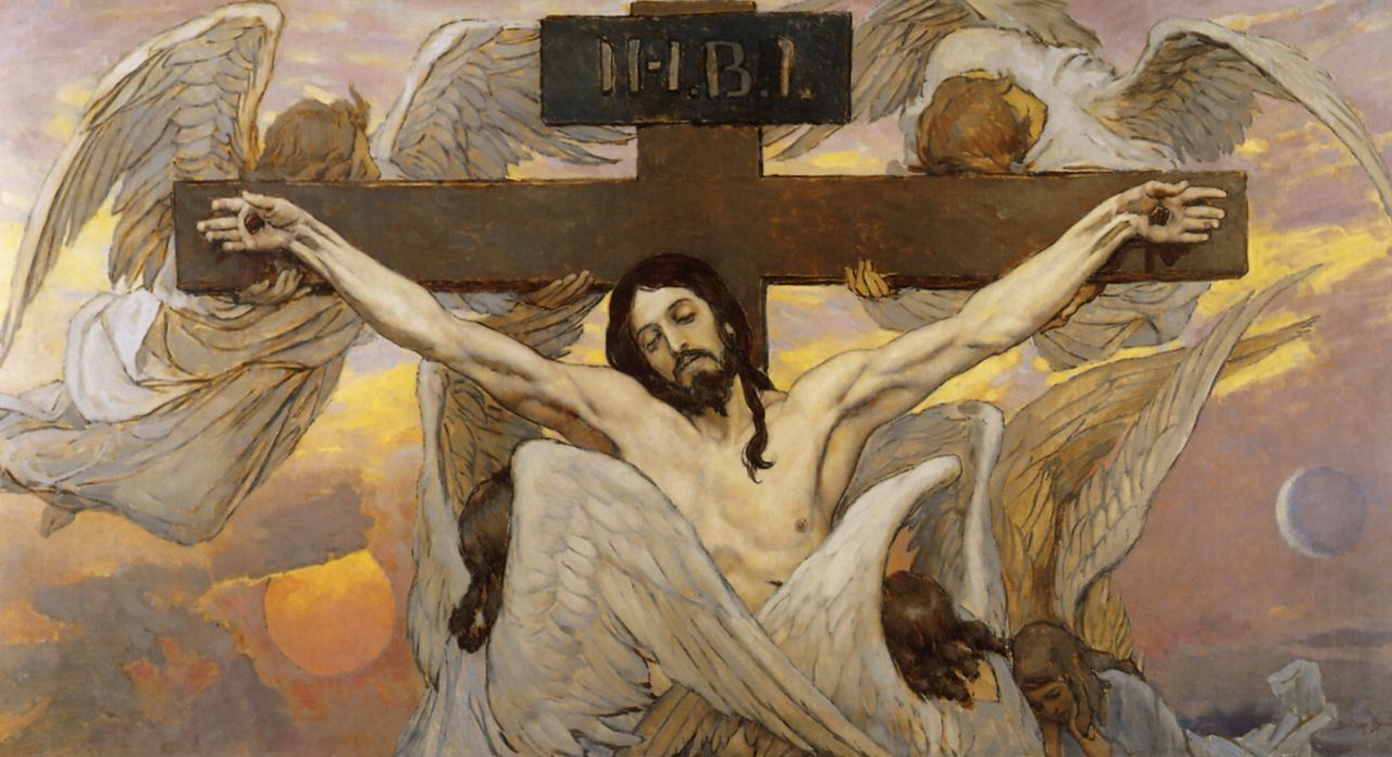 Viktor Vasnetsov. Crucifixion Of Jesus Christ. The sketch for the painting of the Vladimir Cathedral in Kiev