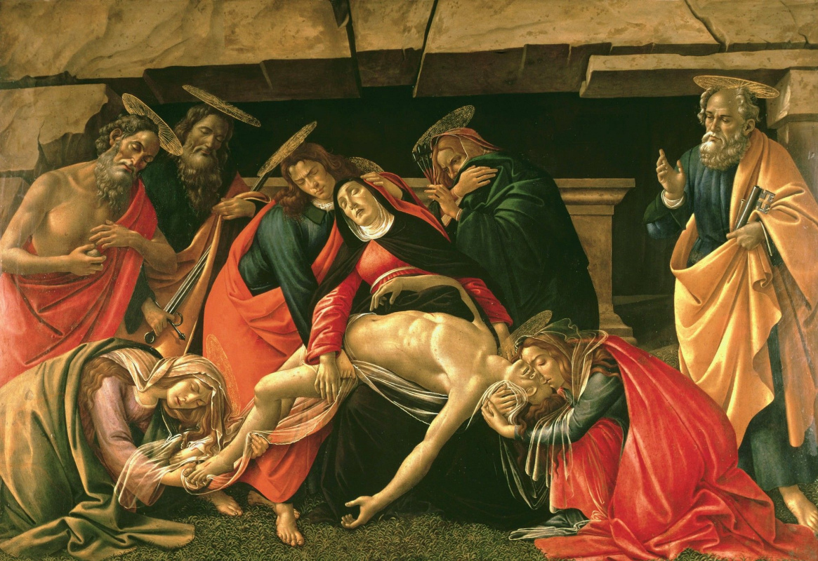 Sandro Botticelli. Lamentation Of Christ