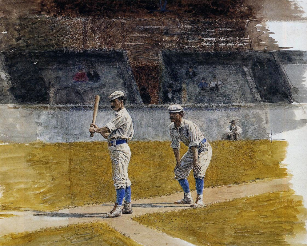 Thomas Eakins. Training baseball players