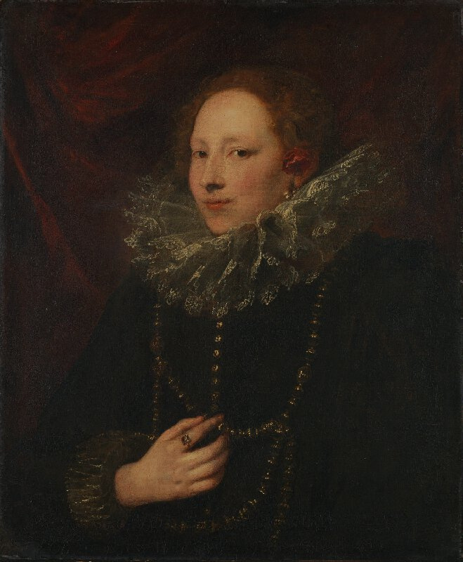 Anthony van Dyck. Portrait of a woman