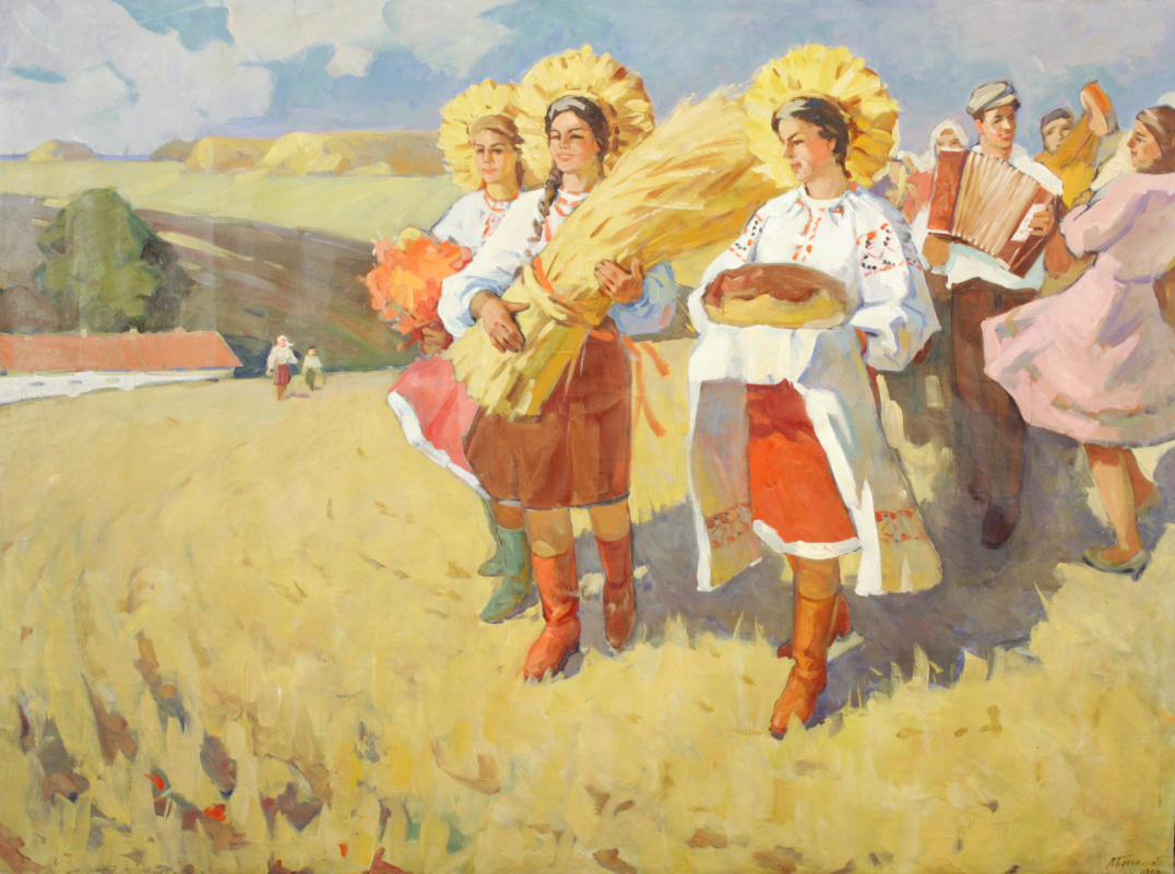 Leonid Pavlovich Bessaraba. Bread and salt harvest