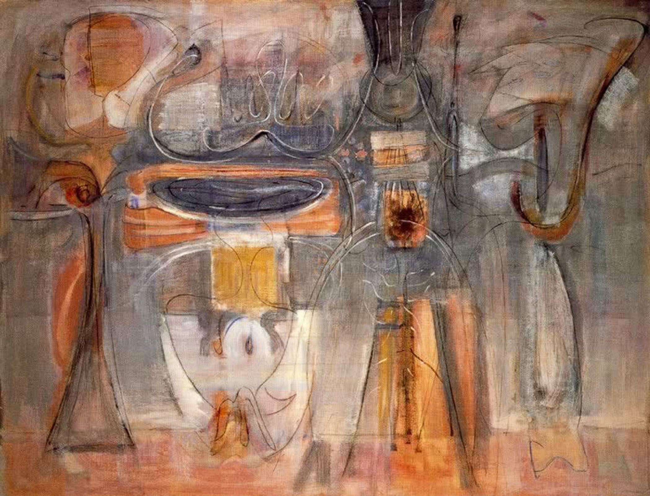 Rites of Lilith, 1945, 271×208 cm by Rothko Mark: History
