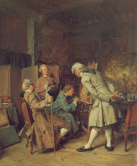 Жан-Луи-Эрнест Месонье. Любители живописи