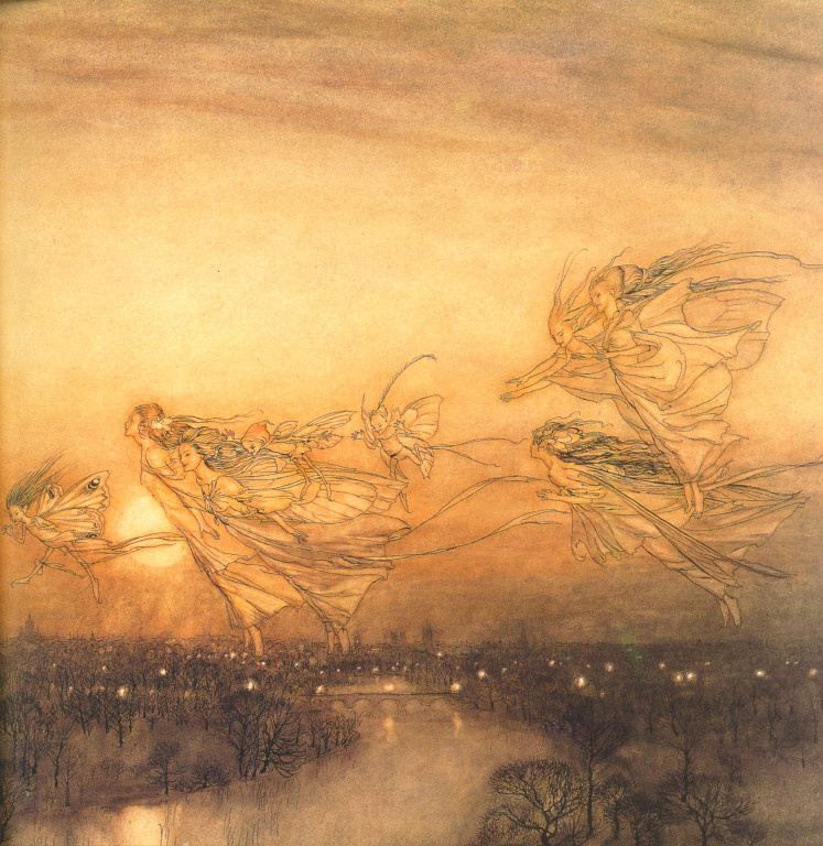 Arthur Rackham. Twilight Dreams