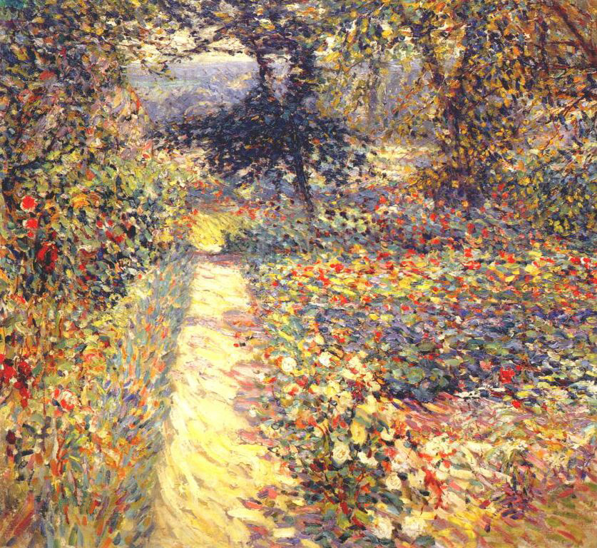 Appman Artist. Footpath in the garden