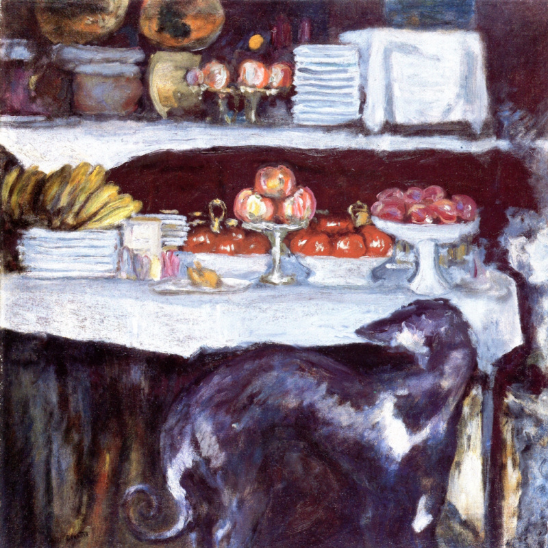 Pierre Bonnard. Still life with Greyhound