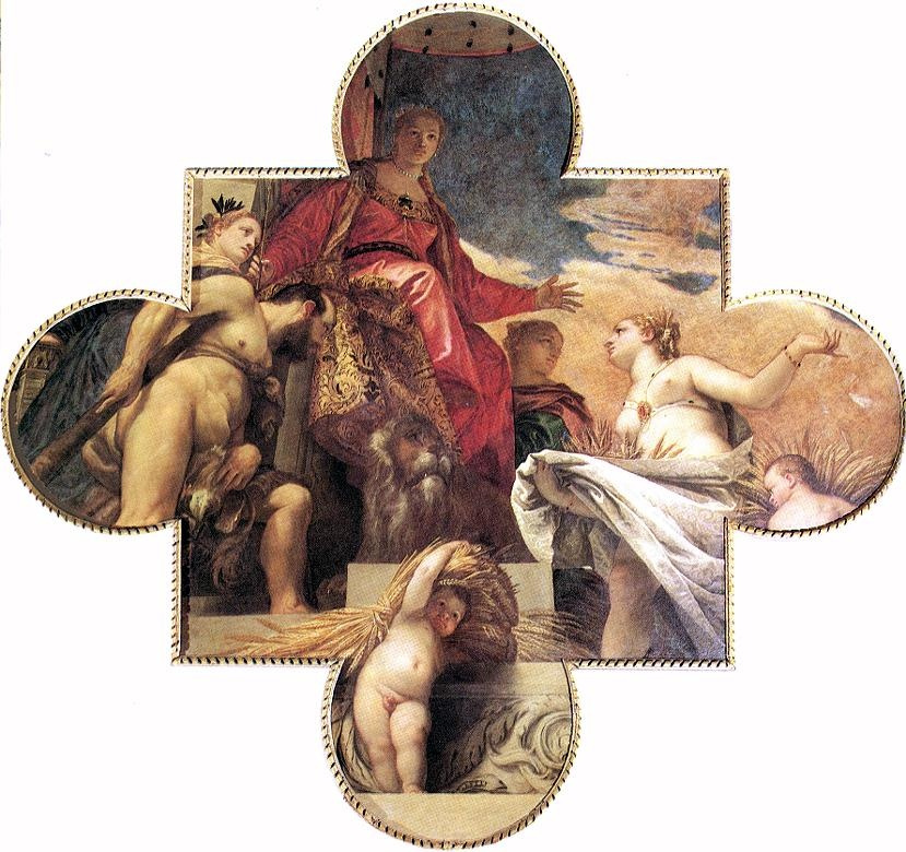 Paolo Veronese. Venice receives homage from Hercules and Ceres