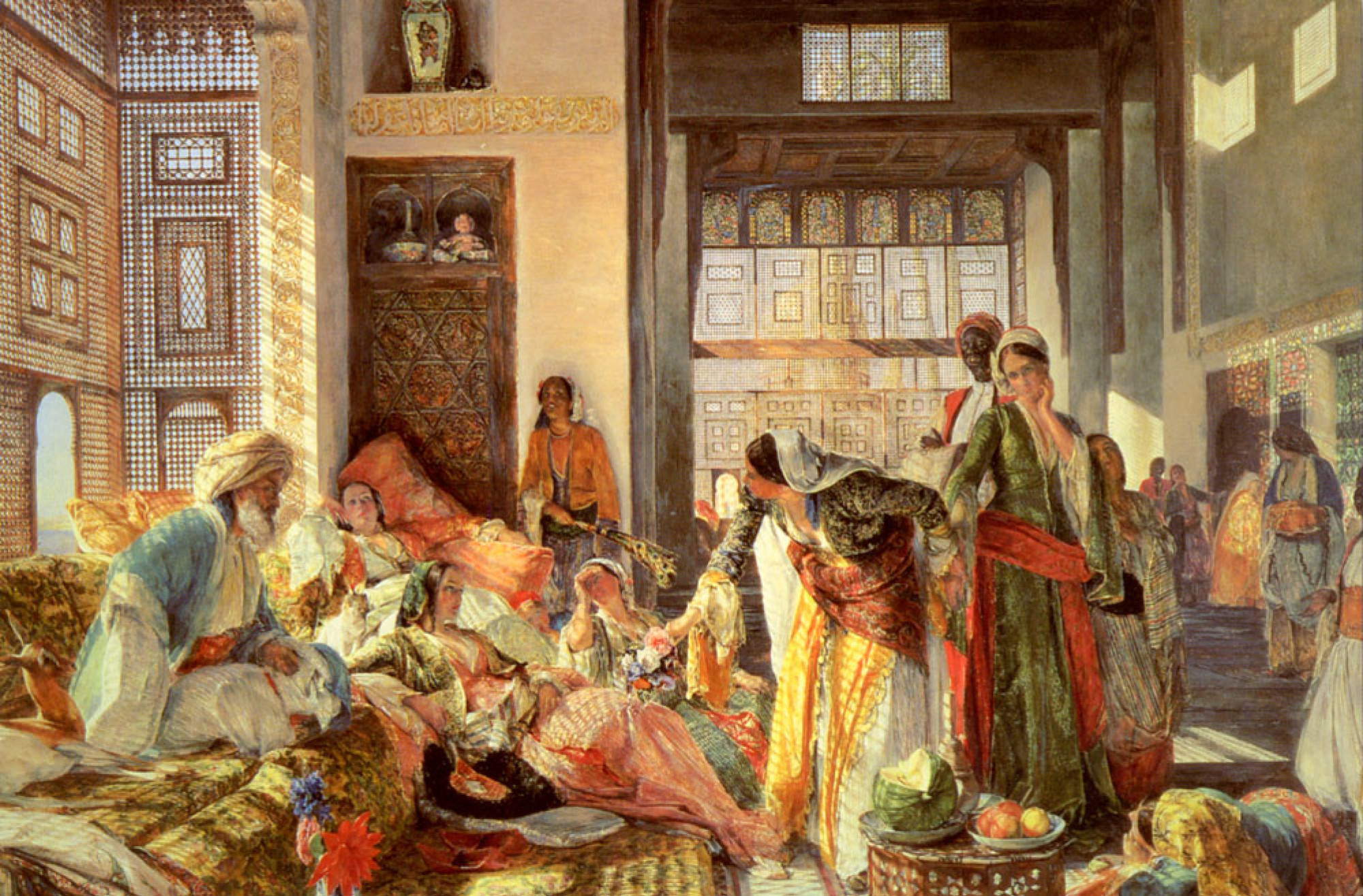 Intercepted correspondence by John Frederick Lewis: History