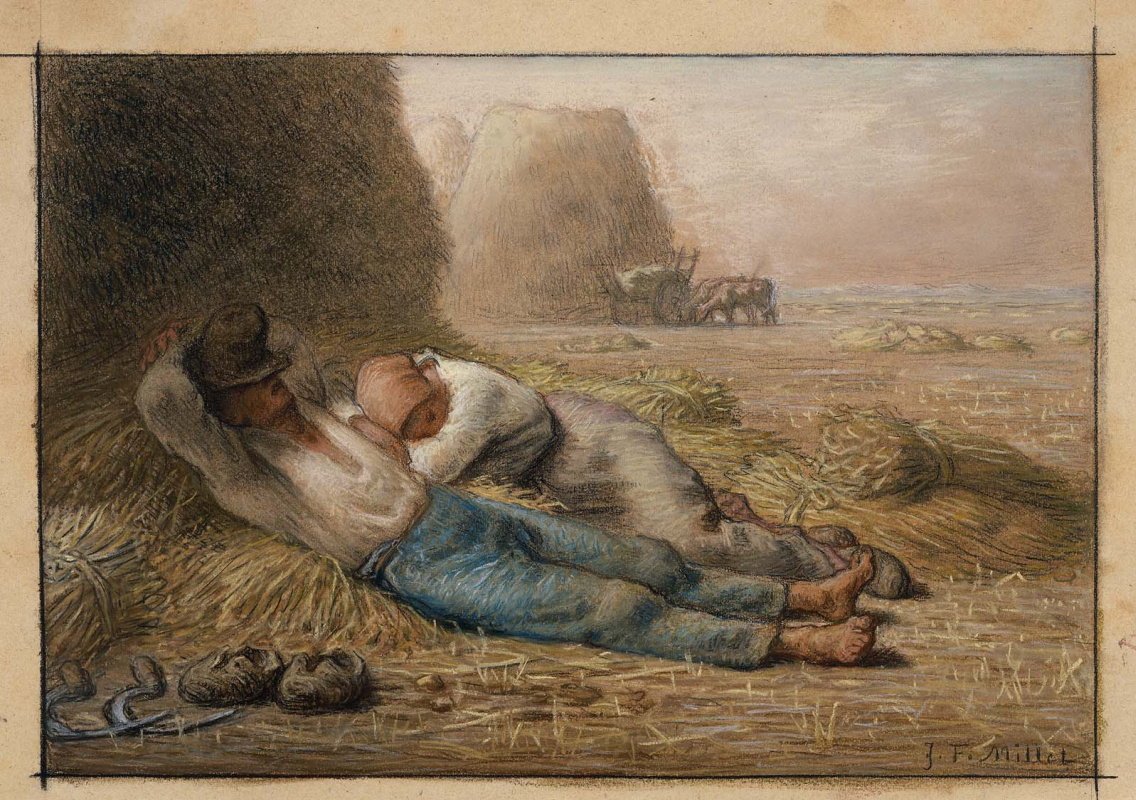 Jean-François Millet. Midday Rest (Siesta)