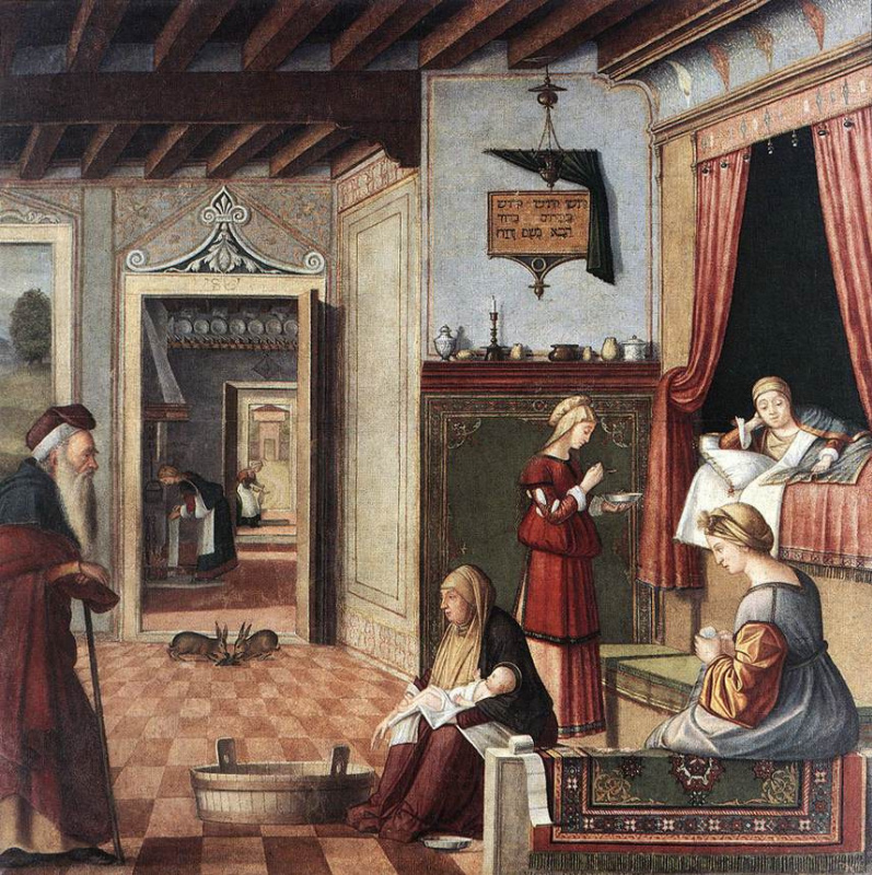 Vittore Carpaccio. The Birth Of The Virgin