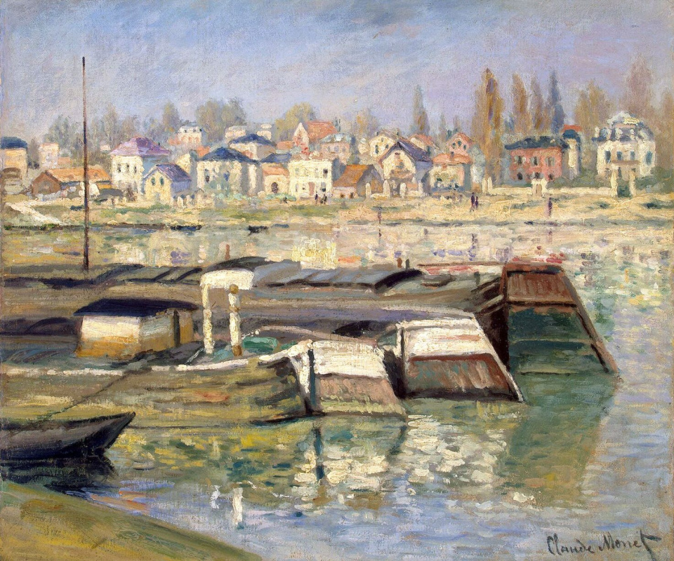 Claude Monet. The Seine at Asnières