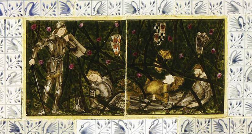 William Morris. Sleeping Beauty (Together with Edward Burne-Jones). Panel 5