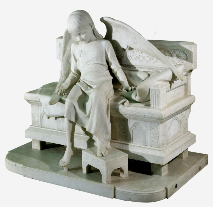 Mark Matveyevich Antokolsky. The sleeping angel. Tombstone O. I. Tereshchenko. Marble variant from a plaster model of 1888, held in the research Museum of the Russian Academy of arts