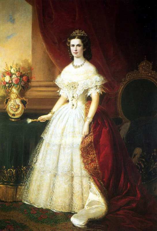 Franz Russ. Empress Elizabeth of Bavaria, 1863