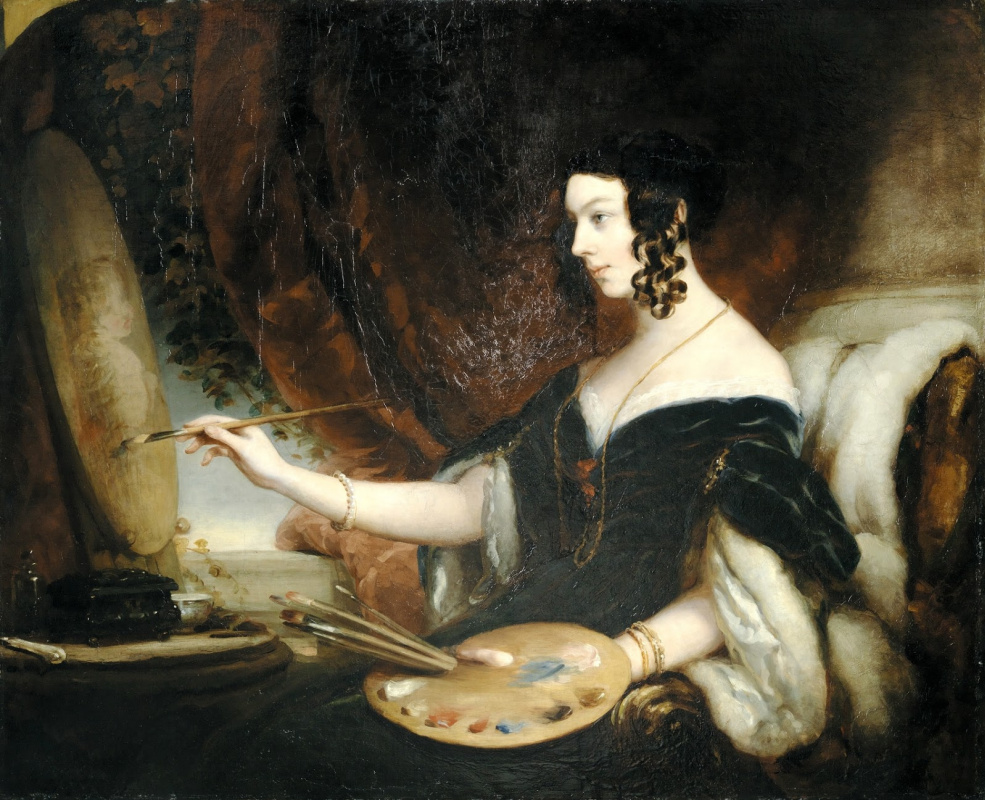 Christina Robertson. Portrait Of Mary Milnes Gaskell.