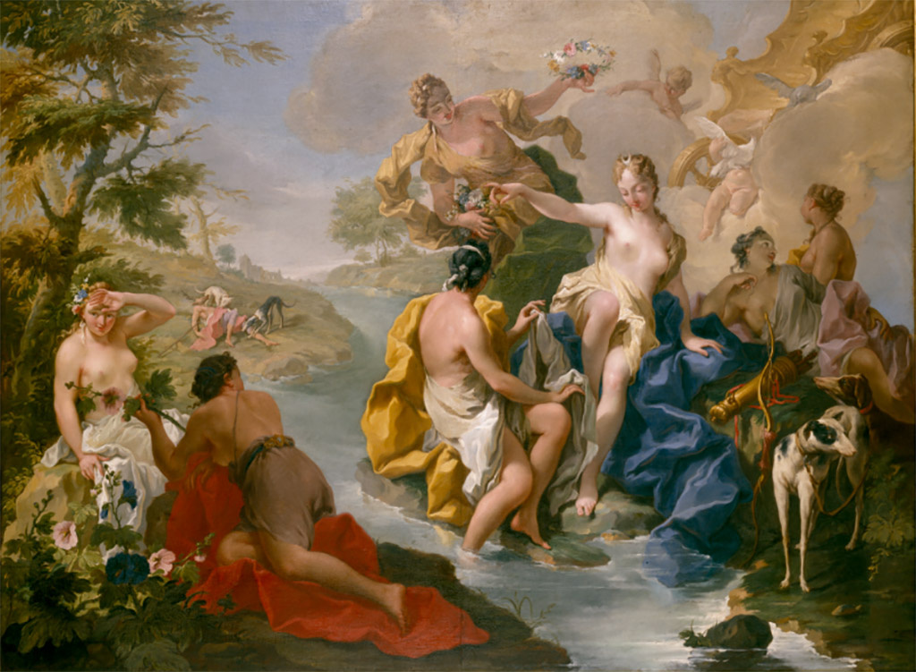 Giambattista Pittoni. Diana and the nymphs