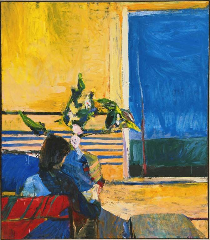 Richard Dibenkorn. The girl and the plant