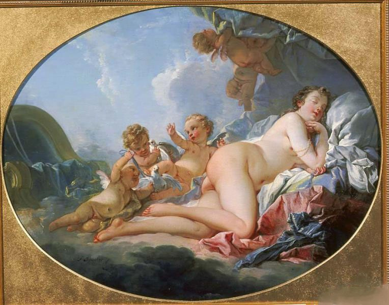 Francois Boucher. Sleeping Venus