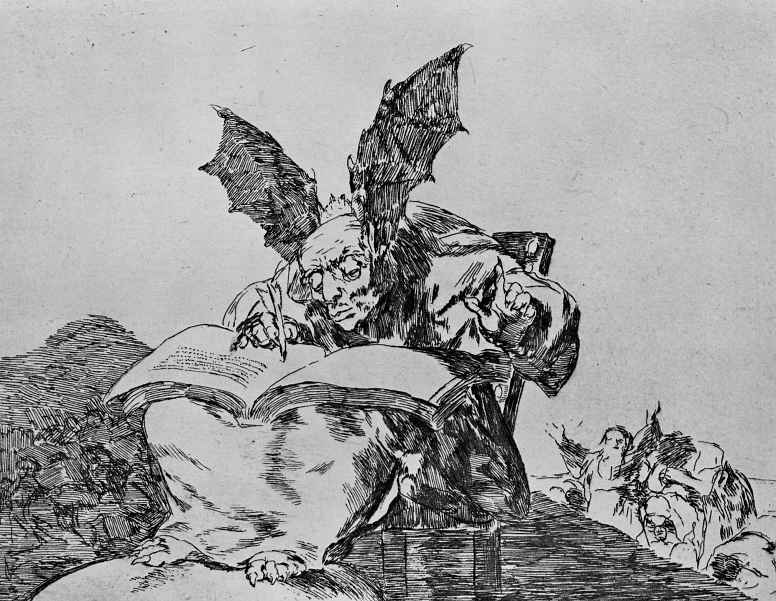 Francisco Goya. The series "disasters of war", page 71: Against the common good