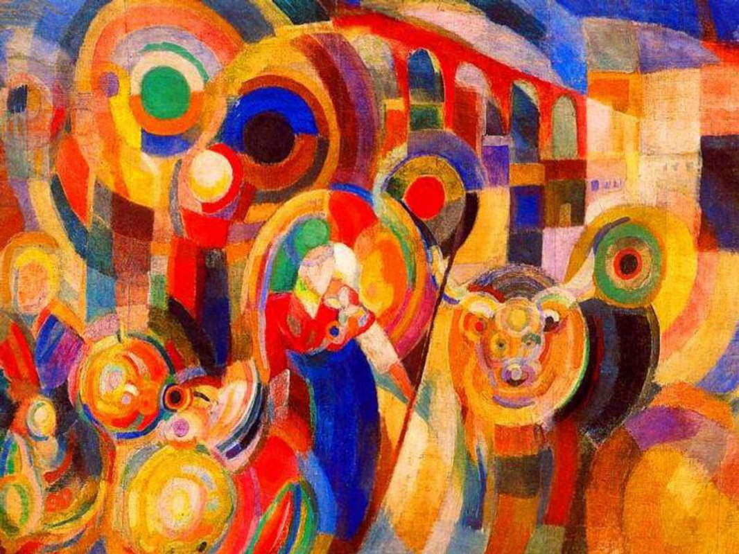 Sonia Delaunay. Market at Minho