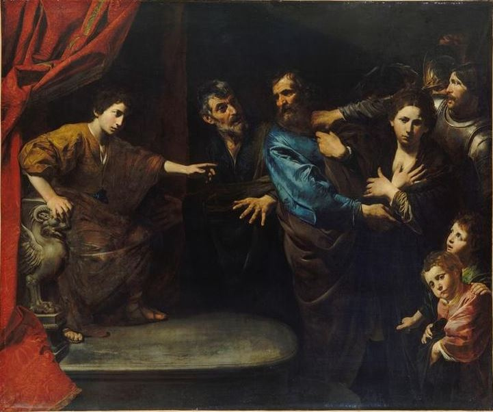 Valentine de Boulogne. Confesión de la inocencia de Susanna.