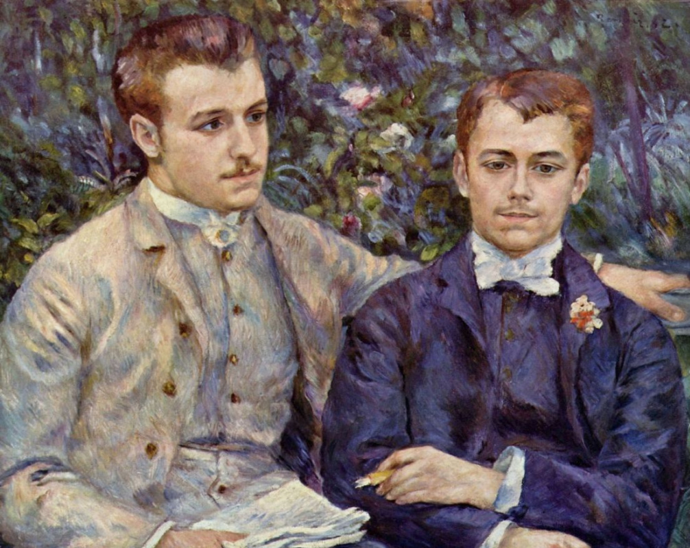 Pierre-Auguste Renoir. Portrait of Charles and Georges Durand-Ruel