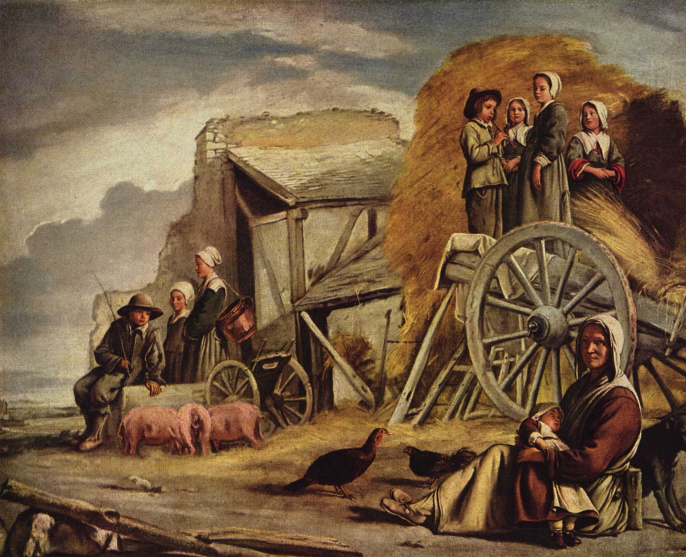 Antoine Louis and Mathieu. Peasant cart