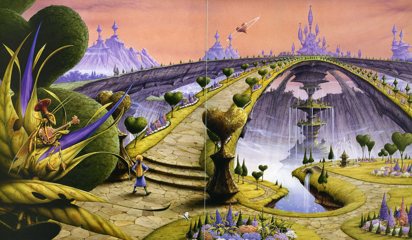 Rodney Matthews. 爱丽丝梦游仙境