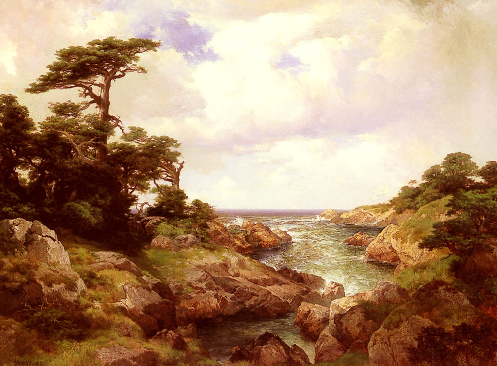 Thomas Moran. Monterey's Coast