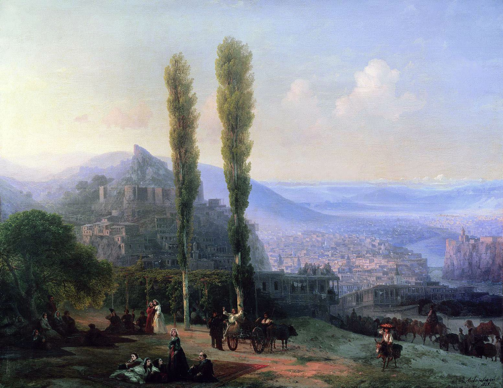 Ivan Aivazovsky. View Of Tiflis